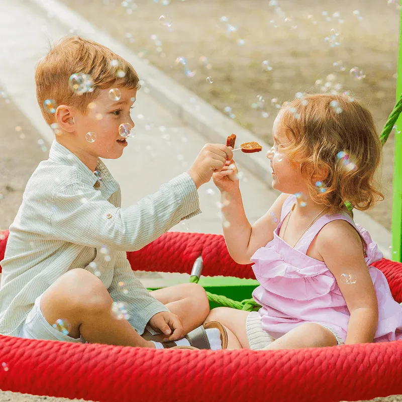 Children playing on the playground