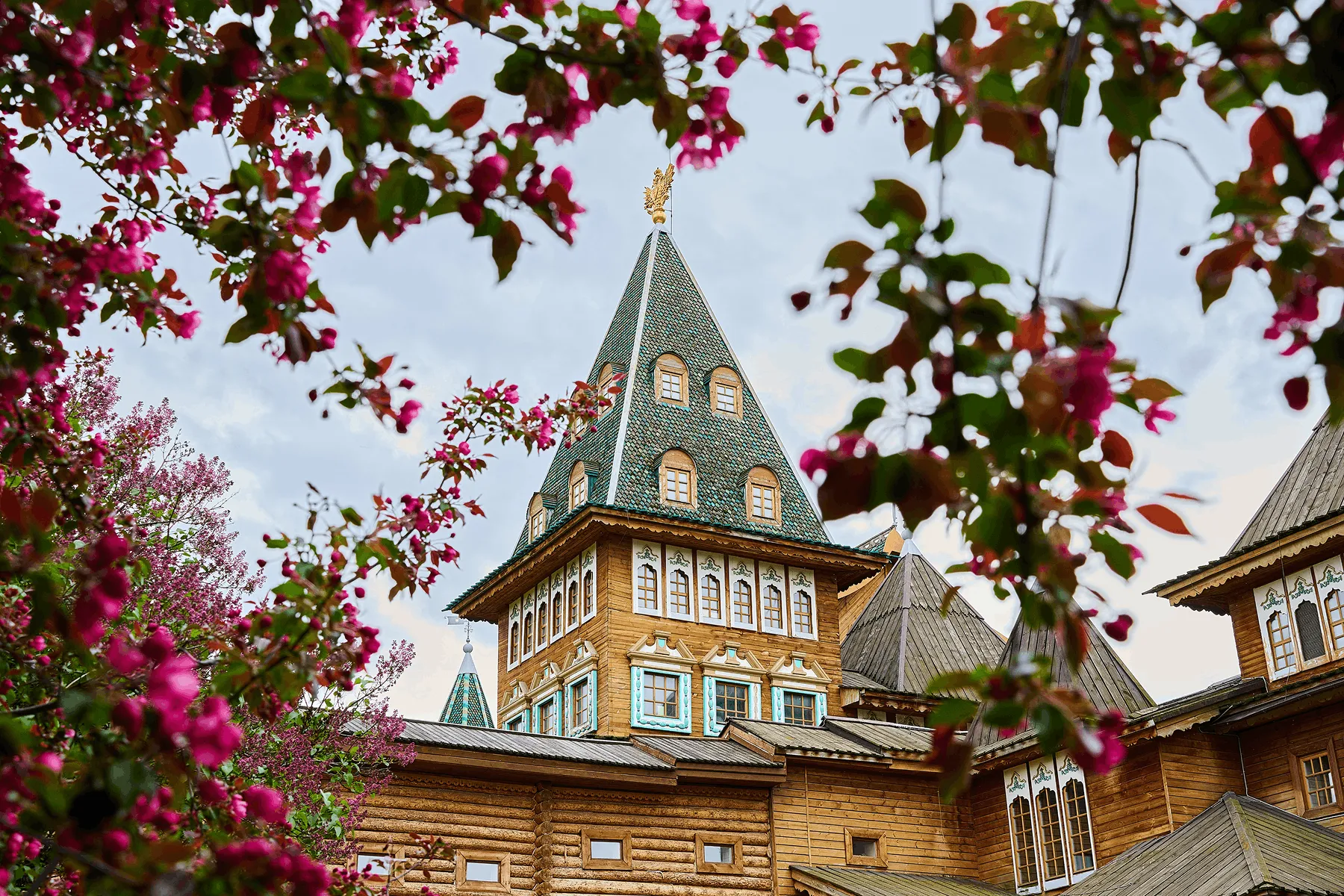 Kolomenskoe museum-reserve in spring