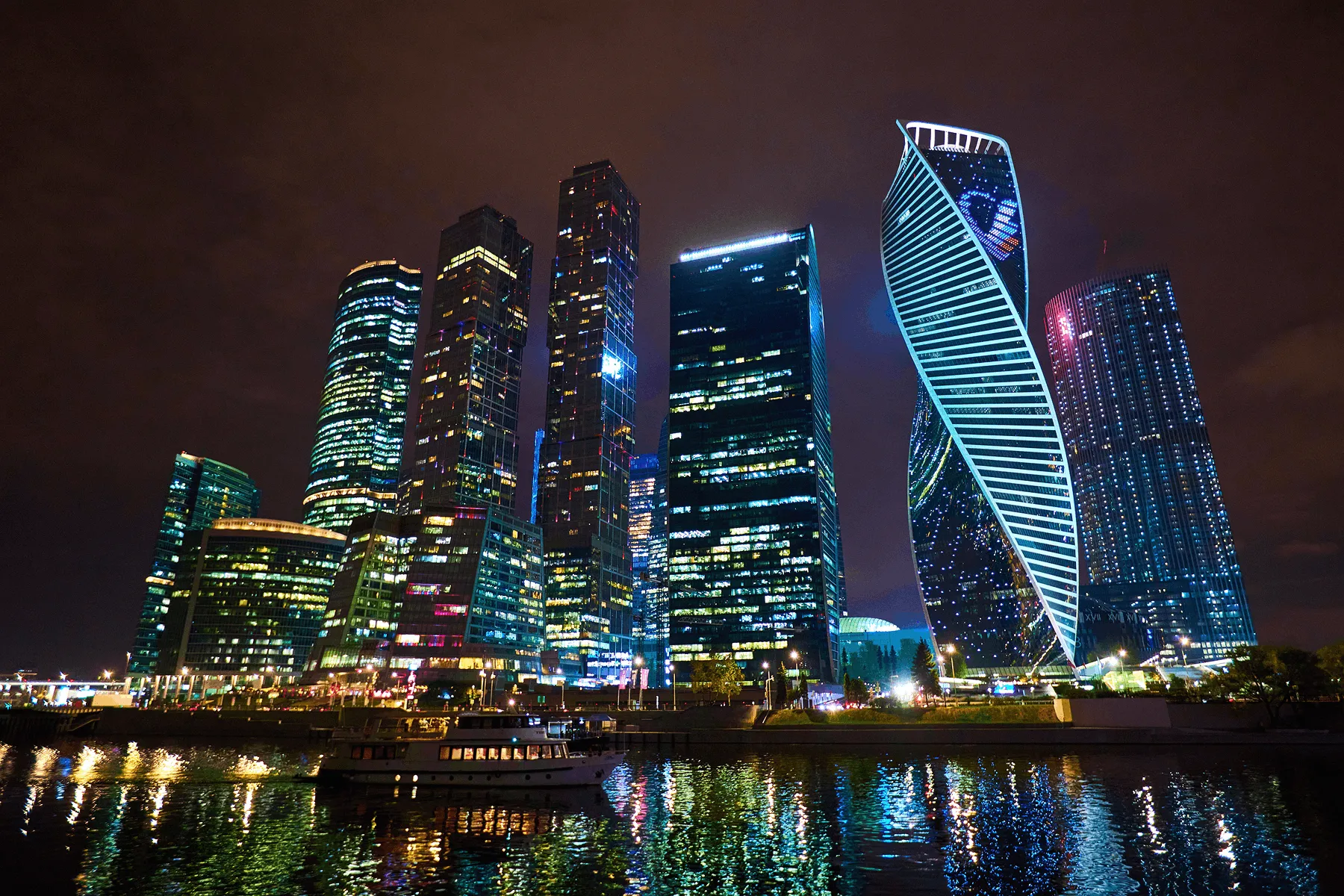 Moscow-City at Night