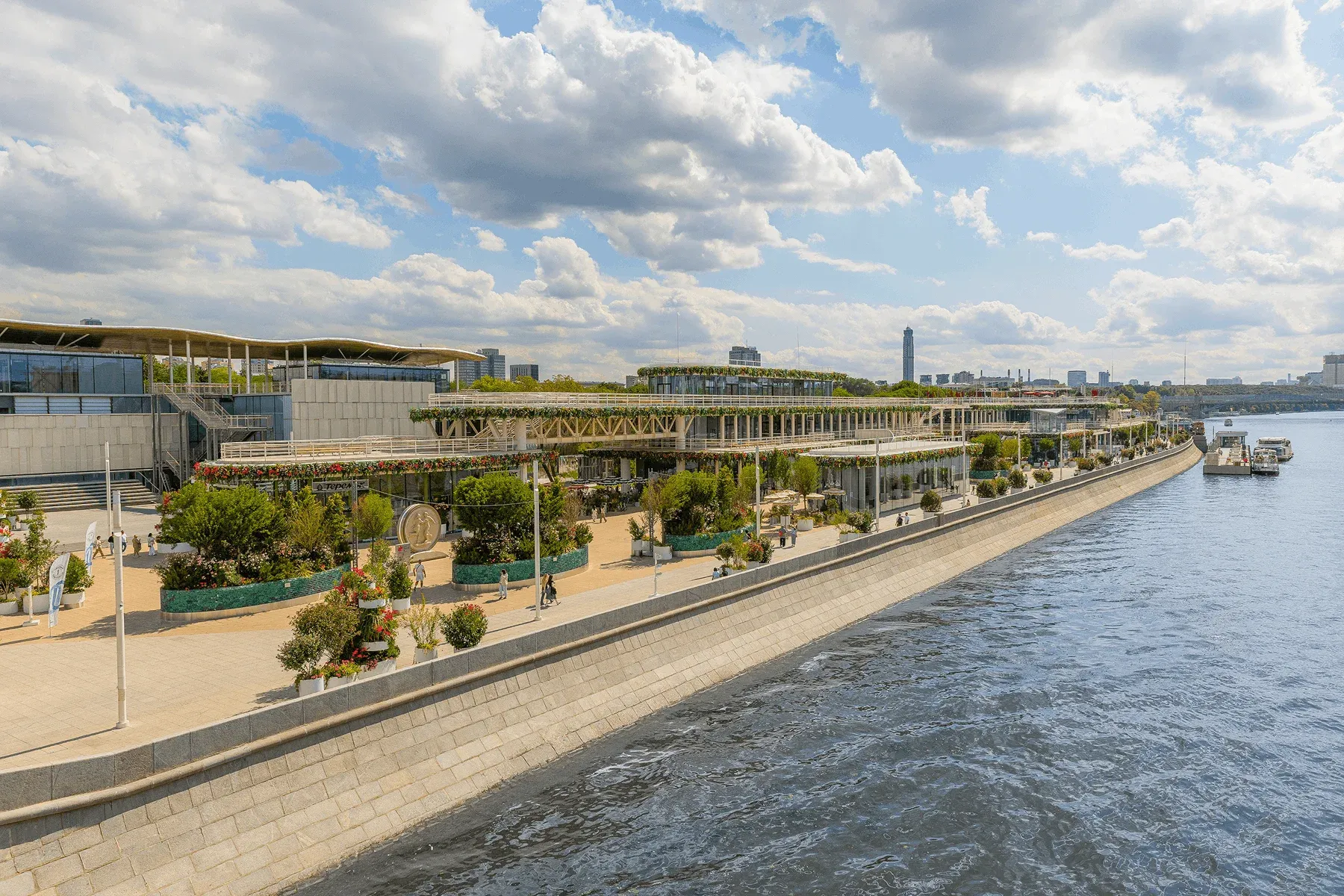Pushkinskaya Embankment Moscow